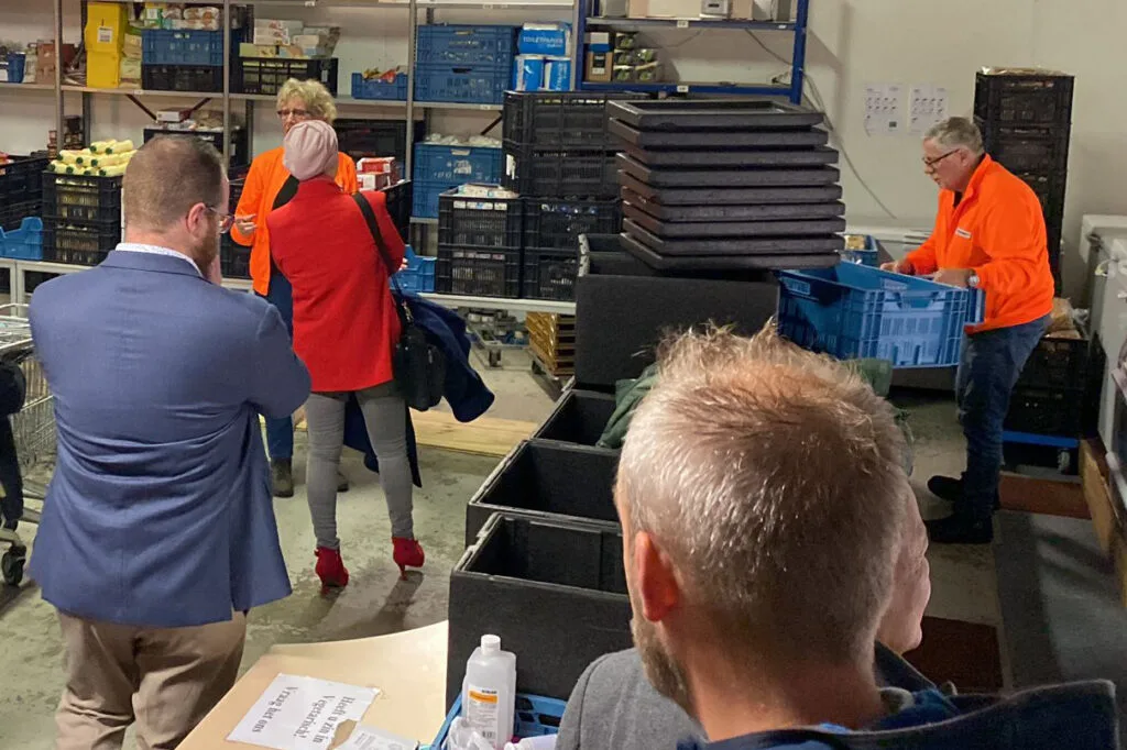 Esmah Lahlah op werkbezoek in Waalwijk